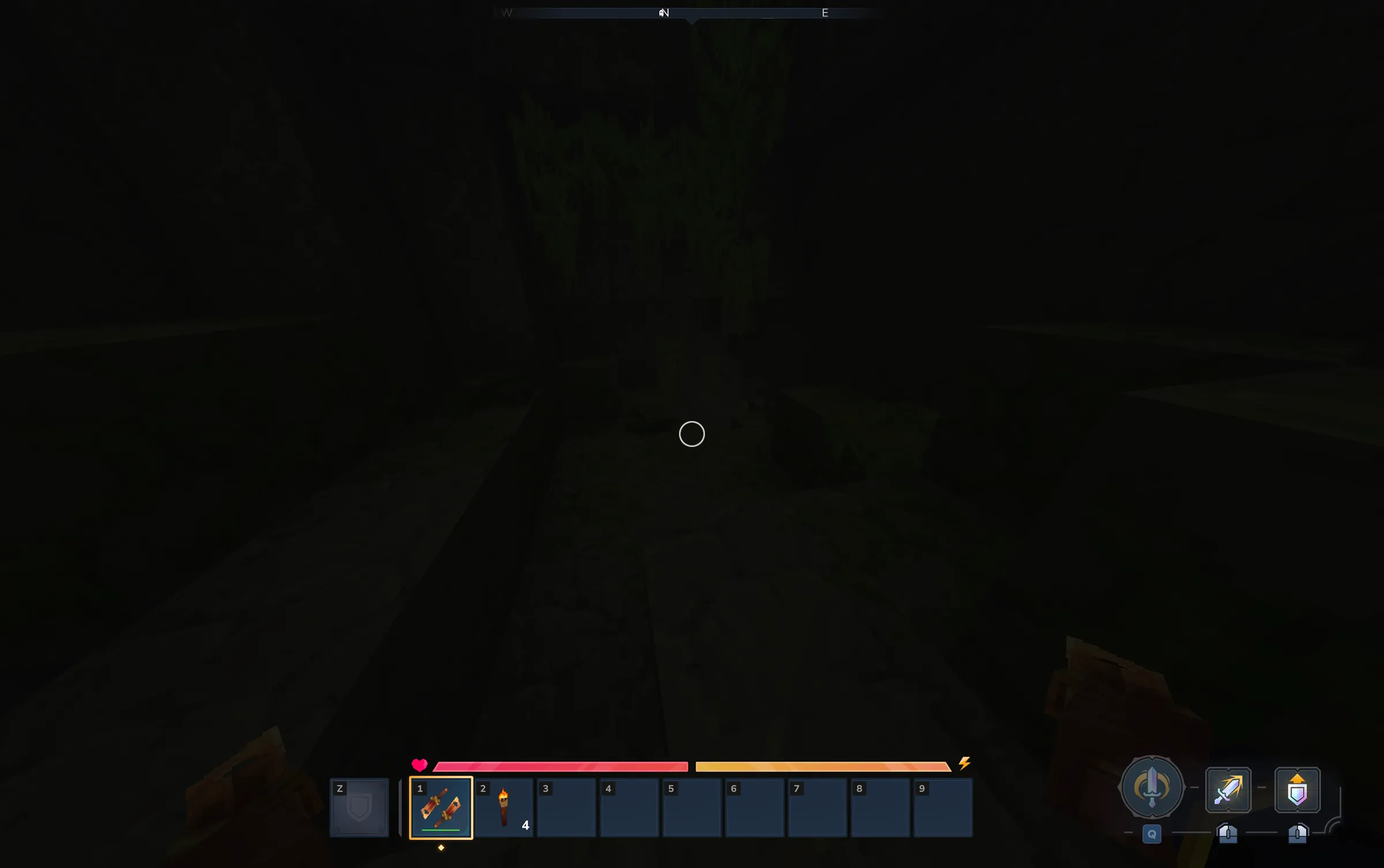 たいまつなしの洞窟