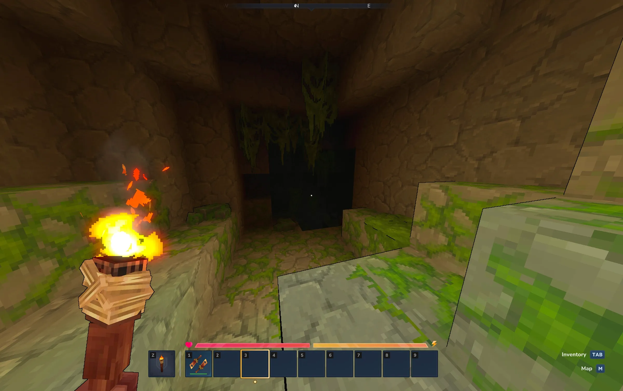 たいまつありの洞窟