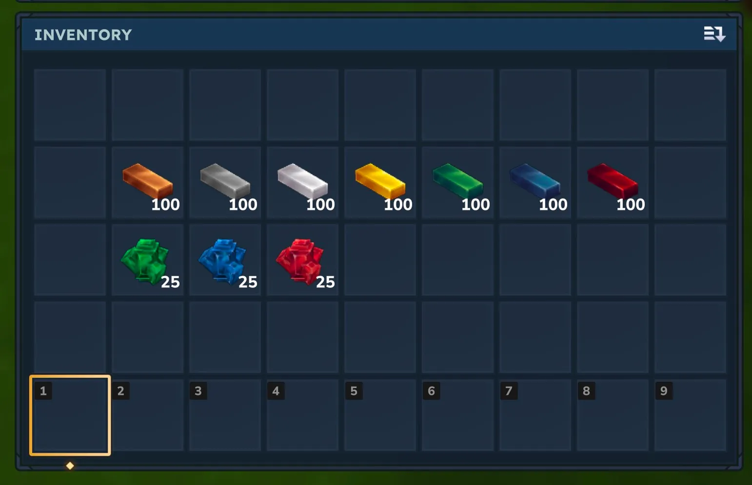 豊富な鉱石の種類