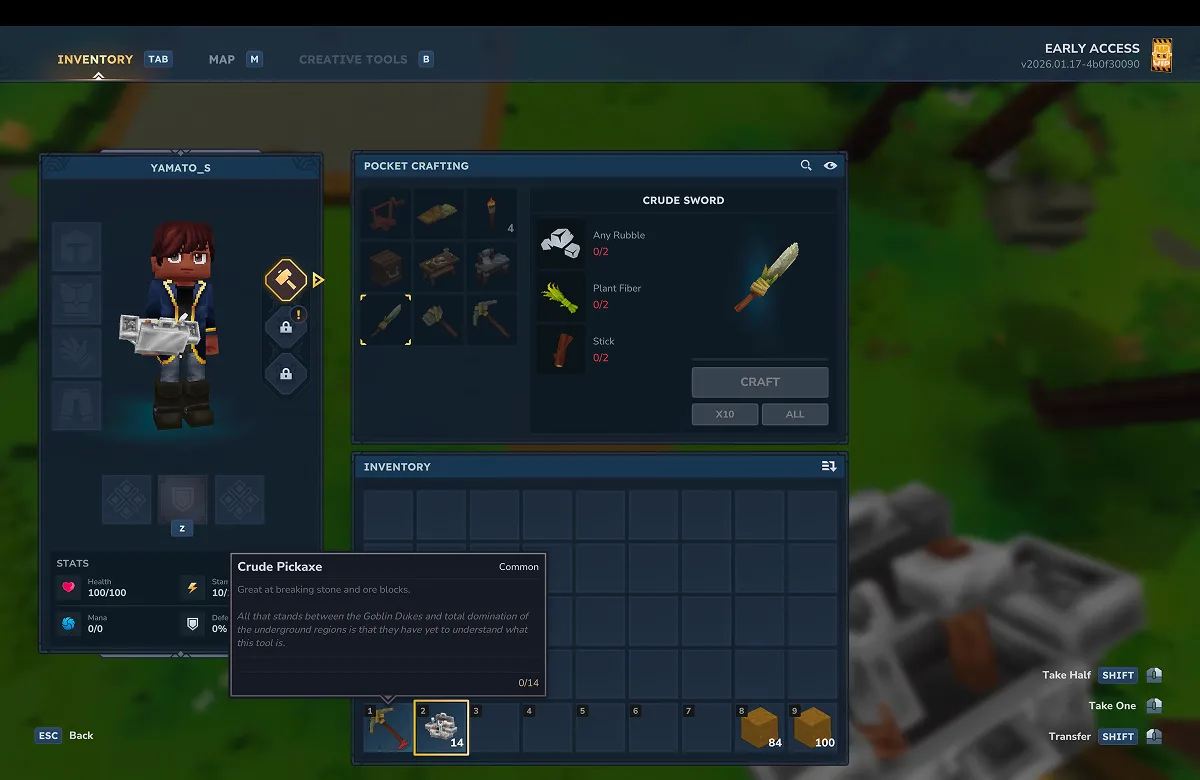 修理不可になったピッケル