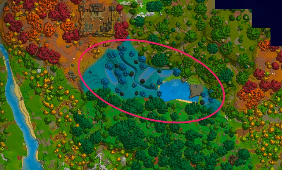 アズール系バイオームの探し方